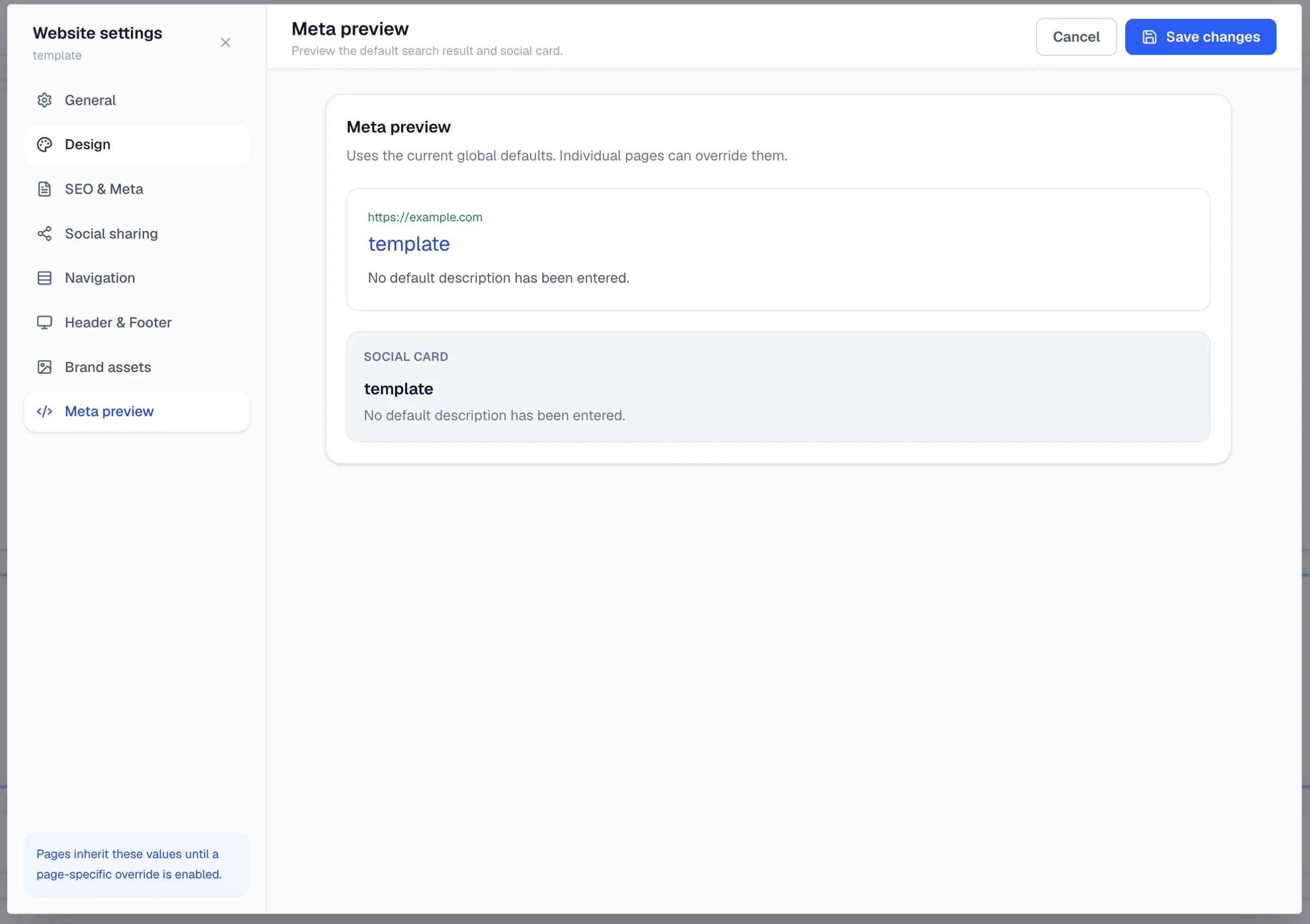 Check the resolved metadata before export in the Windblocks builder